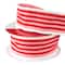 2.5" x 48ft. Pink & Red Stripes Holly Jolly Wired Jumbo Ribbon by Celebrate It®